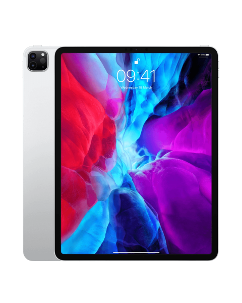 iPad Pro 12.9-inch 128GB WiFi + 4G Zilver (2020)