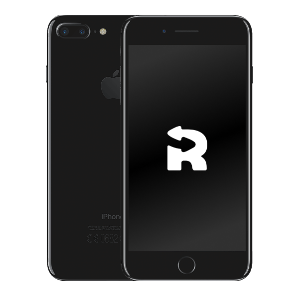 Refurbished iPhone 7 plus 128GB gitzwart