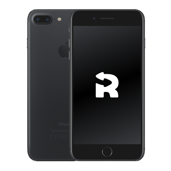 Refurbished iPhone 7 plus 128GB gitzwart