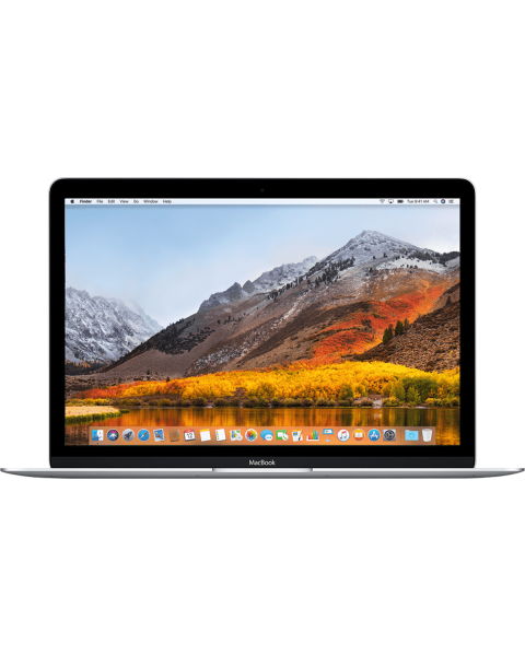 MacBook 12-inch | Core m3 1.2 GHz | 256 GB SSD | 8 GB RAM | Zilver (2017) | Qwerty/Azerty/Qwertz