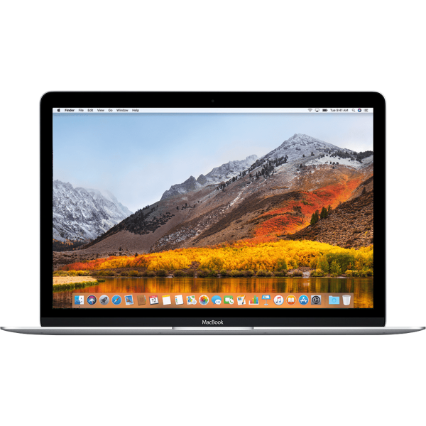 MacBook 12-inch | Core m3 1.2 GHz | 256 GB SSD | 8 GB RAM | Zilver (2017) | Qwerty