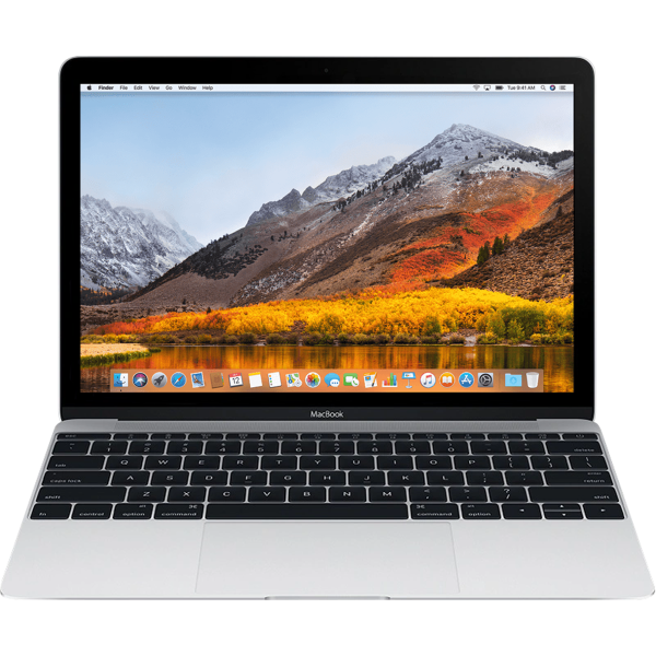 MacBook 12-inch | Core m3 1.2 GHz | 256 GB SSD | 8 GB RAM | Zilver (2017) | Qwerty