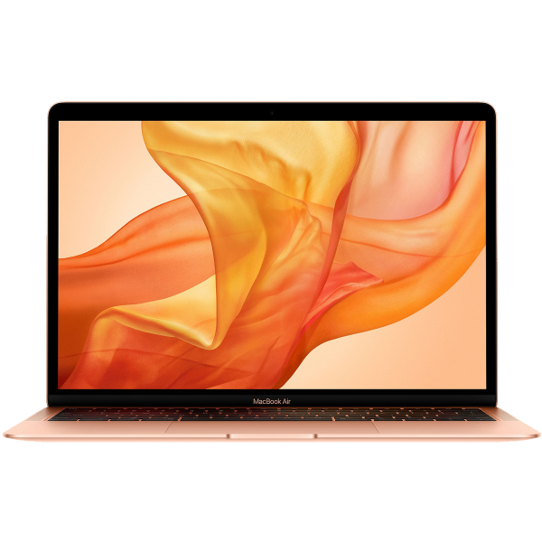 MacBook Air 13-inch | Core i5 1.6 GHz | 128 GB SSD | 8 GB RAM | Goud (2019) | Retina | Qwerty