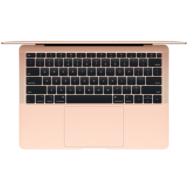 MacBook Air 13-inch | Core i5 1.6 GHz | 128 GB SSD | 8 GB RAM | Goud (2019) | Retina | Qwerty