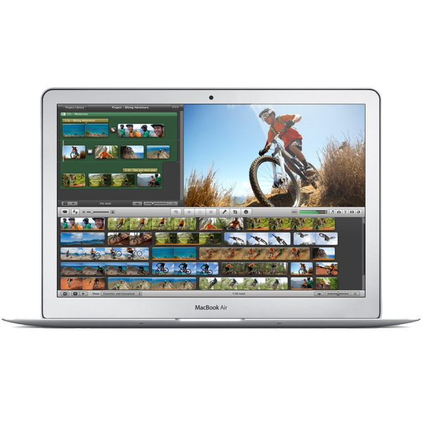 MacBook Air 13-inch | Core i7 1.7 GHz | 256 GB SSD | 8 GB RAM | Zilver (Mid 2013) | Qwerty/Azerty/Qwertz