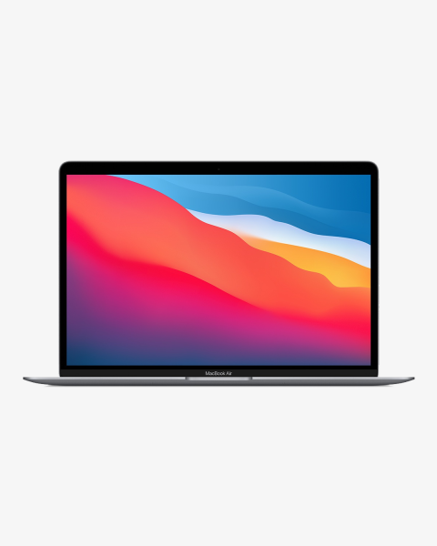 Macbook Air 13-inch | Apple M1 | 128 GB SSD | 8 GB RAM | Spacegrijs (2020) | 8-core GPU | Qwerty