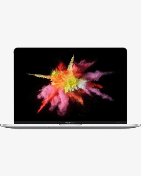 MacBook Pro 13-inch | Touch Bar | Core i7 3.3 GHz | 512 GB SSD | 16 GB RAM | Zilver (2016) | Qwerty