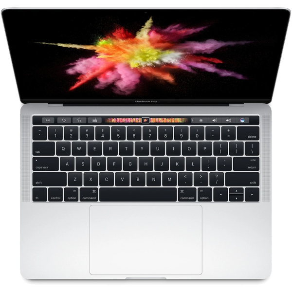 MacBook Pro 13-inch | Touch Bar | Core i5 3.1 GHz | 256 GB SSD | 16 GB RAM | Zilver (2017) | Qwerty/Azerty/Qwertz