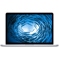 MacBook Pro 15-inch | Core i7 2.2 GHz | 256 GB SSD | 16 GB RAM | Zilver (Mid 2014) | Qwerty