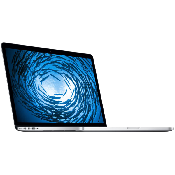 MacBook Pro 15-inch | Core i7 2.8 GHz | 512 GB SSD | 16 GB RAM | Zilver (Mid 2015) | Retina | Qwerty/Azerty/Qwertz