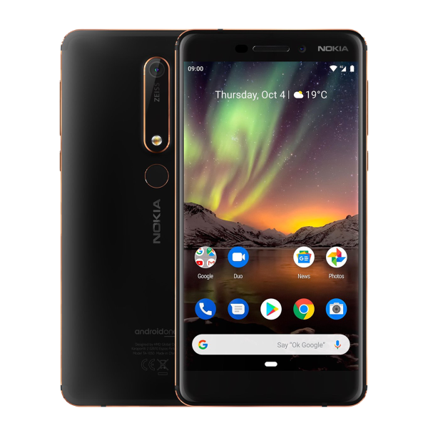 Nokia 6.1 | 32GB | Zwart