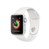 Refurbished Apple Watch Series 3 | 38mm | Aluminium Case Zilver | Wit sportbandje | GPS | WiFi