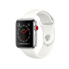 Apple Watch Series 3 | 42mm | Stainless Steel Case Zilver | Wit sportbandje | GPS | WiFi + 4G