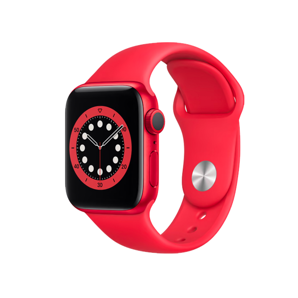 Apple Watch Series 6 | 40mm | Aluminium Case Rood | Rood sportbandje | GPS | WiFi