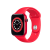 Apple Watch Series 6 | 44mm | Aluminium Case Rood | Rood sportbandje | GPS | WiFi + 4G