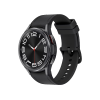 Galaxy Watch6 Classic | 43mm | Stainless steel Case Zwart | Zwart Hybrid Eco-Leather band | GPS | WiFi + 4G