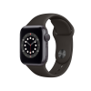 Apple Watch Series 6 | 40mm | Aluminium Case Spacegrijs | Zwart sportbandje | GPS | WiFi