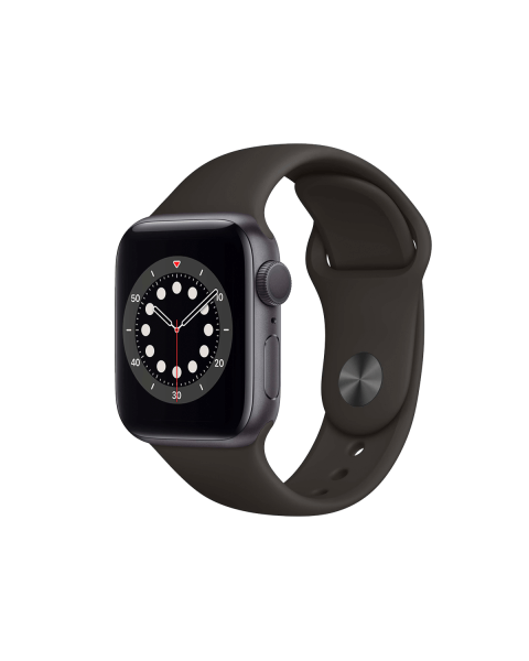 Apple Watch Series 6 | 40mm | Aluminium Case Spacegrijs | Zwart sportbandje | GPS | WiFi + 4G