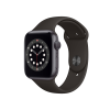 Apple Watch series 6 | 44mm | Aluminium Case Spacegrijs | Zwart sportbandje | GPS | WiFi + 4G