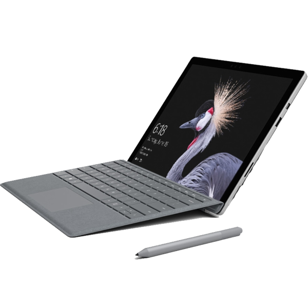 Refurbished Microsoft Surface Pro 4 | 12.3 inch | 6e i5 256GB SSD 8GB RAM | Grijs QWERTY toetsenbord | Exclusief Pen | Refurbished.be
