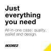 Accezz Wallet Softcase Bookcase Samsung Galaxy A10 - Goud / Gold
