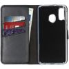 Selencia Echt Lederen Bookcase Samsung Galaxy A40 - Zwart / Schwarz / Black