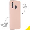 Accezz Liquid Silicone Backcover Samsung Galaxy A40 - Roze / Rosa / Pink
