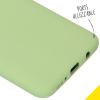 Accezz Liquid Silicone Backcover Samsung Galaxy A50 / A30s - Groen / Grün  / Green