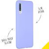 Liquid Silicone Backcover Samsung Galaxy A70 - Paars - Paars / Purple