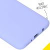 Liquid Silicone Backcover Samsung Galaxy A70 - Paars - Paars / Purple