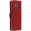 Selencia Echt Lederen Bookcase Samsung Galaxy S8 - Rood / Rot / Red