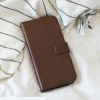 Selencia Echt Lederen Bookcase Samsung Galaxy S9 Plus - Bruin / Braun  / Brown