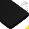 Accezz Liquid Silicone Backcover Samsung Galaxy S10e - Zwart / Schwarz / Black