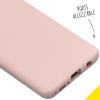 Accezz Liquid Silicone Backcover Samsung Galaxy S10 - Roze / Rosa / Pink