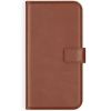 Selencia Echt Lederen Bookcase Samsung Galaxy S10 Plus - Lichtbruin / Hellbraun  / Light Brown
