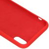 Accezz Liquid Silicone Backcover iPhone Xs / X - Rood / Rot / Red