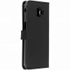 Echt Lederen Booktype Samsung Galaxy J6 Plus - Zwart / Black