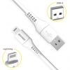 Accezz Lightning naar USB kabel - MFi certificering - 1 meter - Wit / Weiß / White