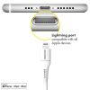 Accezz Lightning naar USB kabel - MFi certificering - 2 meter - Wit / Weiß / White