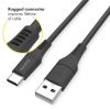 Accezz USB-C naar USB kabel - 1 meter - Zwart / Schwarz / Black