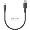 Accezz USB-C naar USB kabel - 0,2 meter - Zwart / Schwarz / Black
