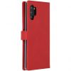Echt Lederen Booktype Samsung Galaxy Note 10 Plus - Rood - Rood / Red
