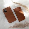 Echt Lederen Booktype Galaxy Note 10 Plus - Lichtbruin - Lichtbruin / Light Brown