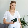Echt Lederen Booktype OnePlus 7 - Groen - Groen / Green