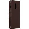 Echt Lederen Booktype OnePlus 7 - Bruin - Bruin / Brown
