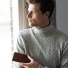 Echt Lederen Booktype OnePlus 7 - Bruin - Bruin / Brown