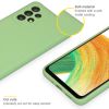Accezz Liquid Silicone Backcover Samsung Galaxy A33 - Groen / Grün  / Green