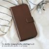 Selencia Echt Lederen Bookcase Samsung Galaxy A33 - Bruin / Braun  / Brown