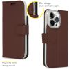 Accezz Wallet Softcase Bookcase iPhone 14 Pro - Bruin / Braun  / Brown