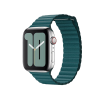 Apple Watch 42/44 mm Leren Loop HorlogeBand Groen